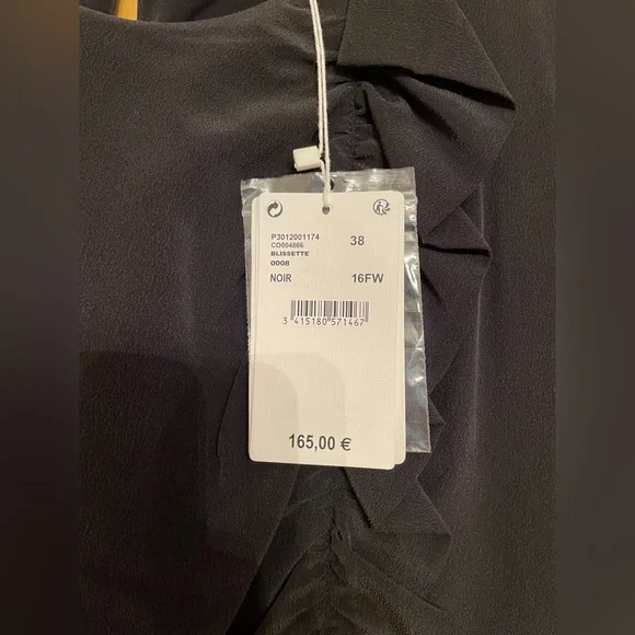 New Black Silk cocktail dress with tags - Picture 3 of 4